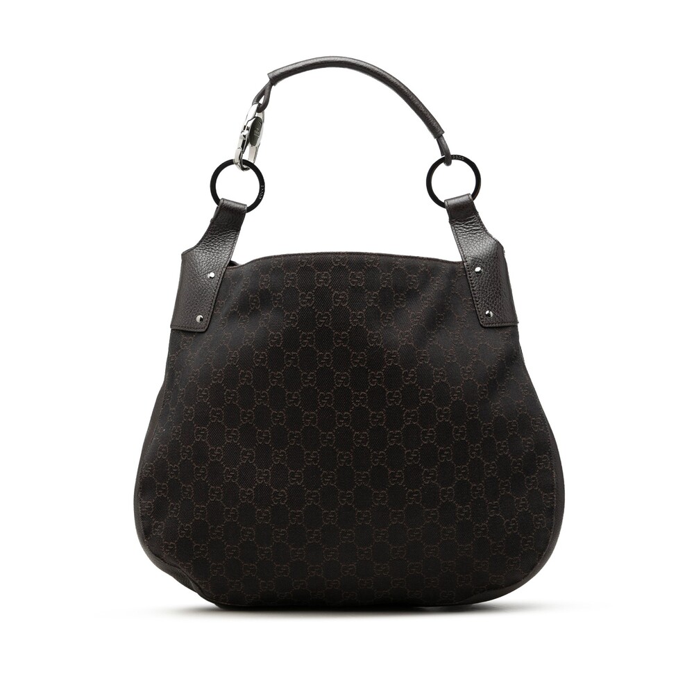 Gucci Large Gg Denim Hobo Pre-Loved Bag #362528G60B